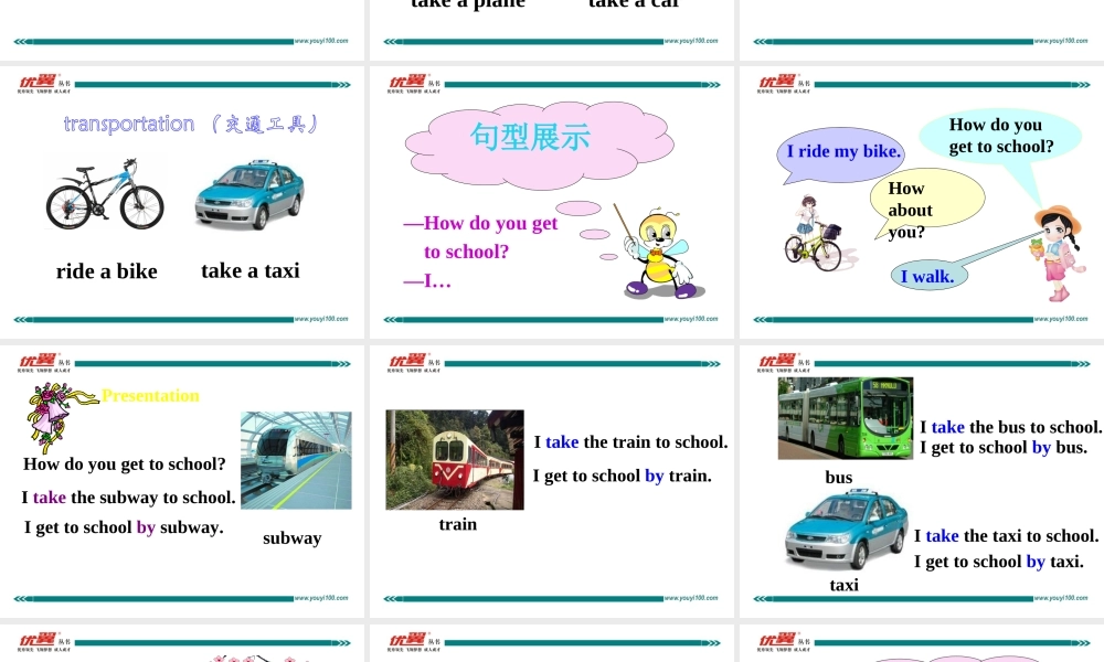 学练优七英下Unit 3 Section A 第一课时.ppt