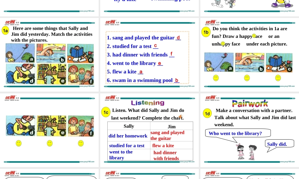 学练优七英下Unit 12 Section B 第一课时.ppt