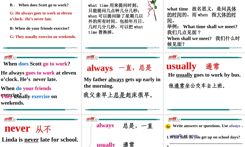学练优七英下Unit 2 Section A 第二课时.ppt
