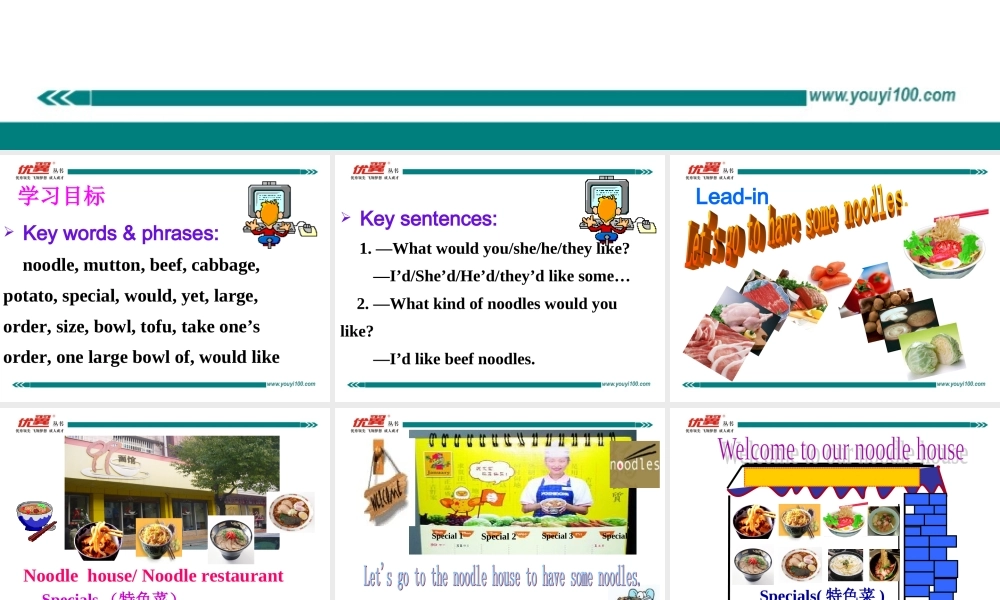 学练优七英下Unit 10 Section A 第一课时.ppt