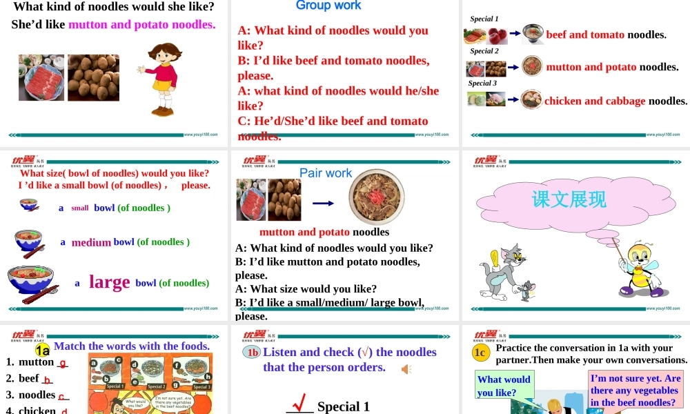 学练优七英下Unit 10 Section A 第一课时.ppt
