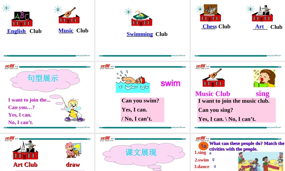 学练优七英下Unit 1 Section A 第一课时.ppt