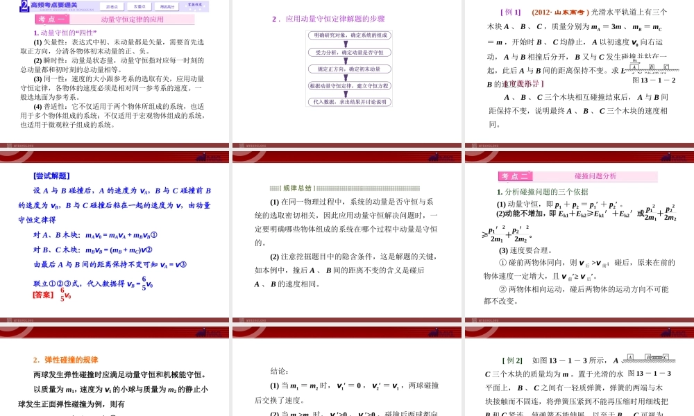 13.1动量守恒定律及其应用.ppt