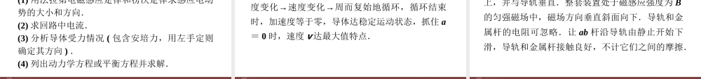 人教版物理选修3-2 第4章本章优化总结.ppt