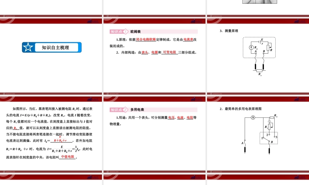 2-8多用电表的原理.ppt