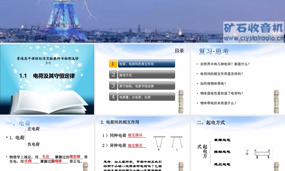 1.1 电荷及其守恒定律.ppt