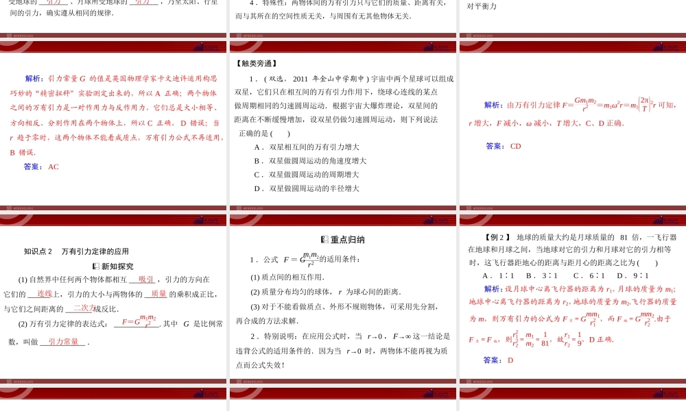 第6章 3.万有引力定律.ppt