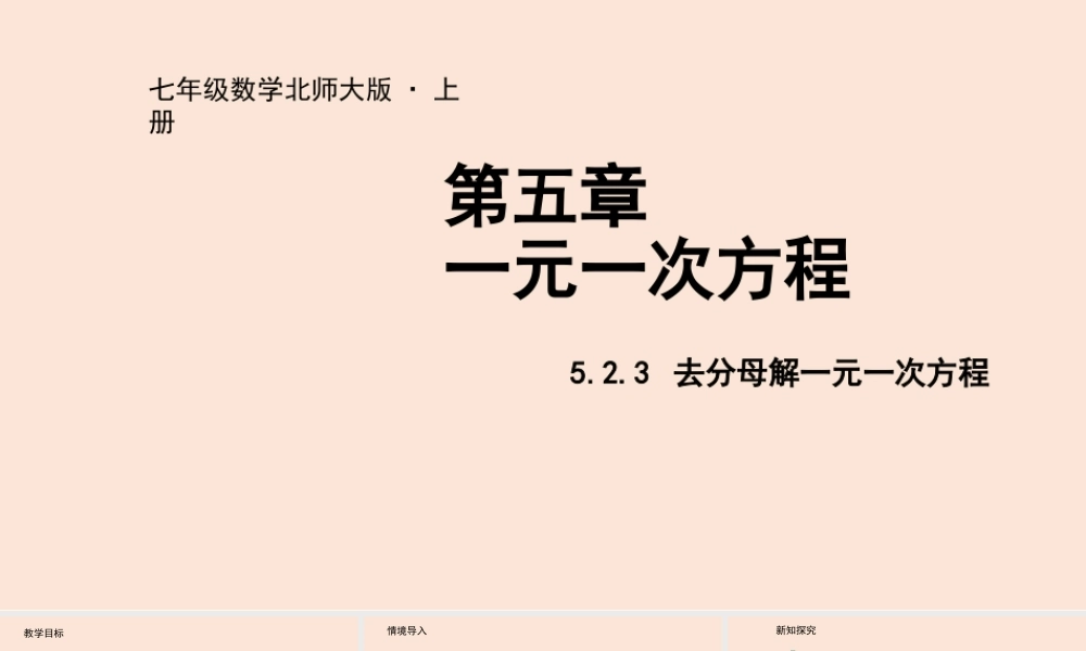 5.2 求解一元一次方程(3).pptx