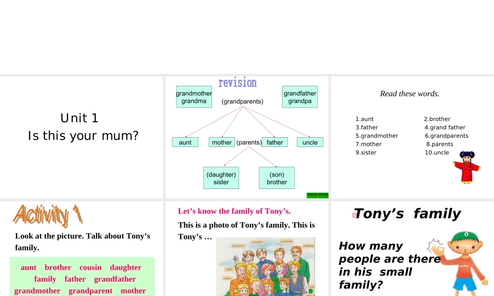 外研新标准七年级上Module 2 Unit 1课件.ppt