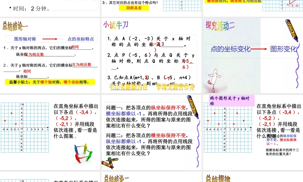 3.3轴对称与坐标变化.ppt