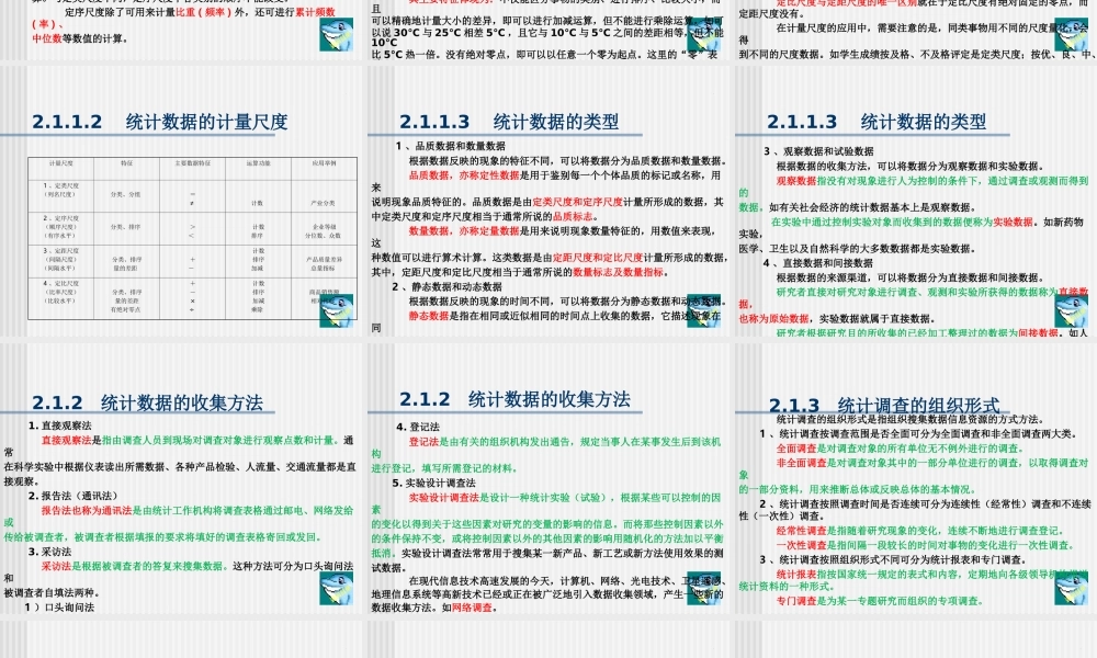 第二章 统计数据的收集、整理与显示.ppt