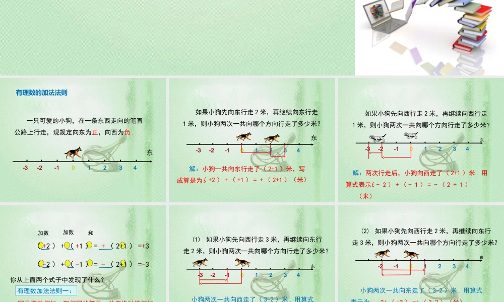 1.3.1 第1课时 有理数的加法法则.ppt