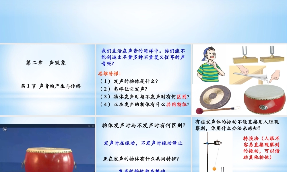 2.1 声音的产生与传播.pptx