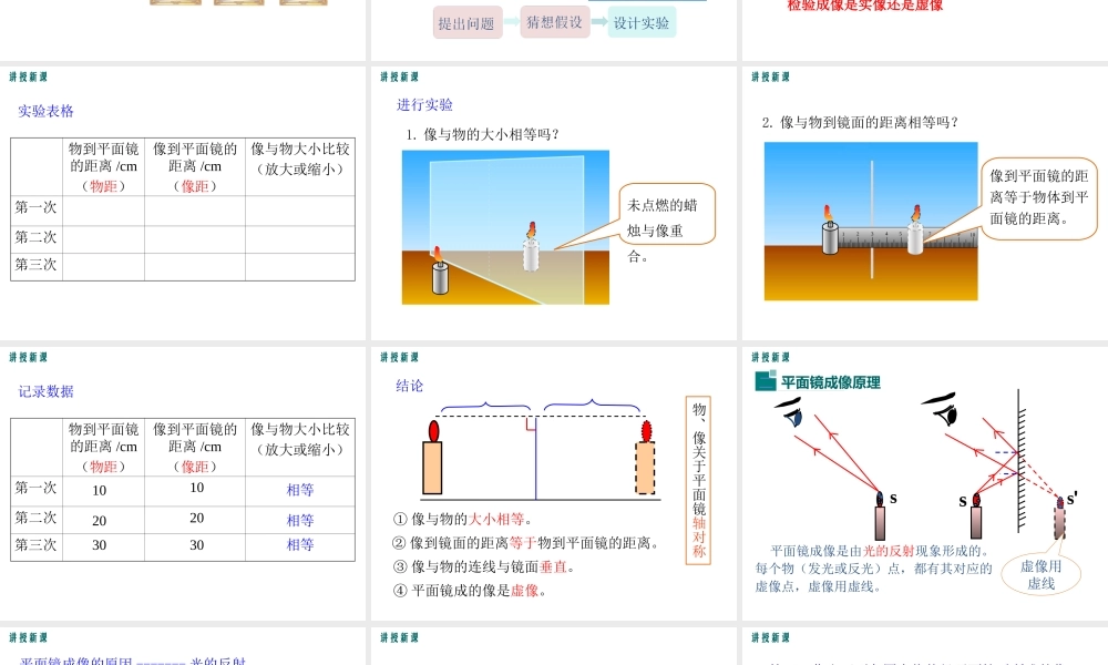3.3探究平面镜成像特点第1课时.ppt