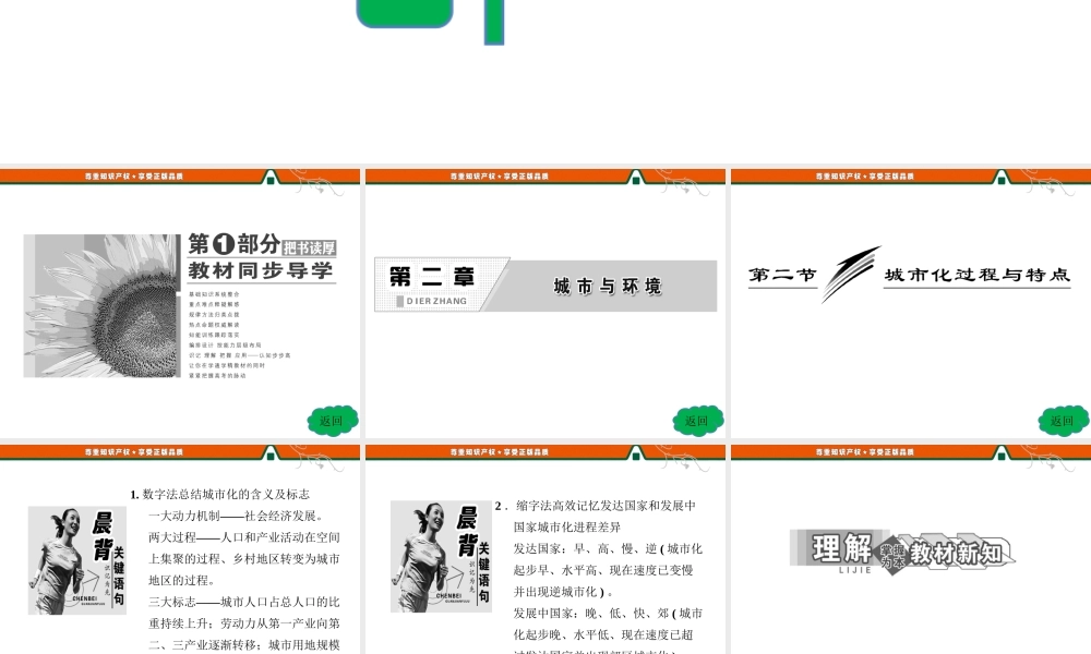 第1部分第二章第二节城市化过程与特点.ppt