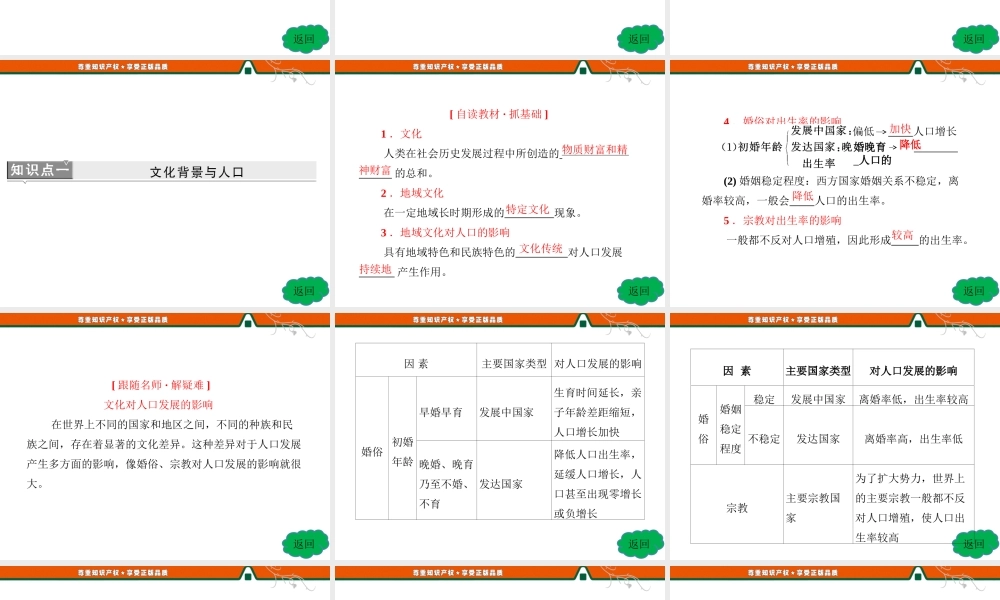 第1部分第一章第四节地域文化与人口.ppt