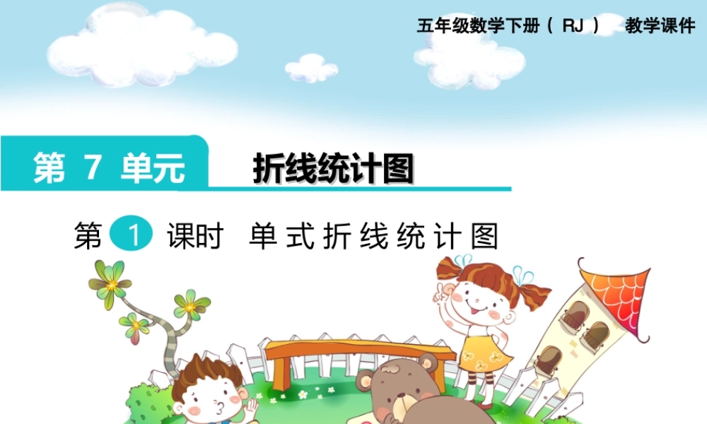 第1课时单式折线统计图.ppt