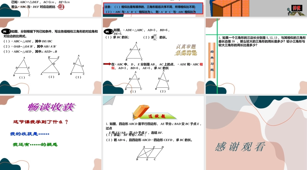 第1课时 相似三角形.ppt