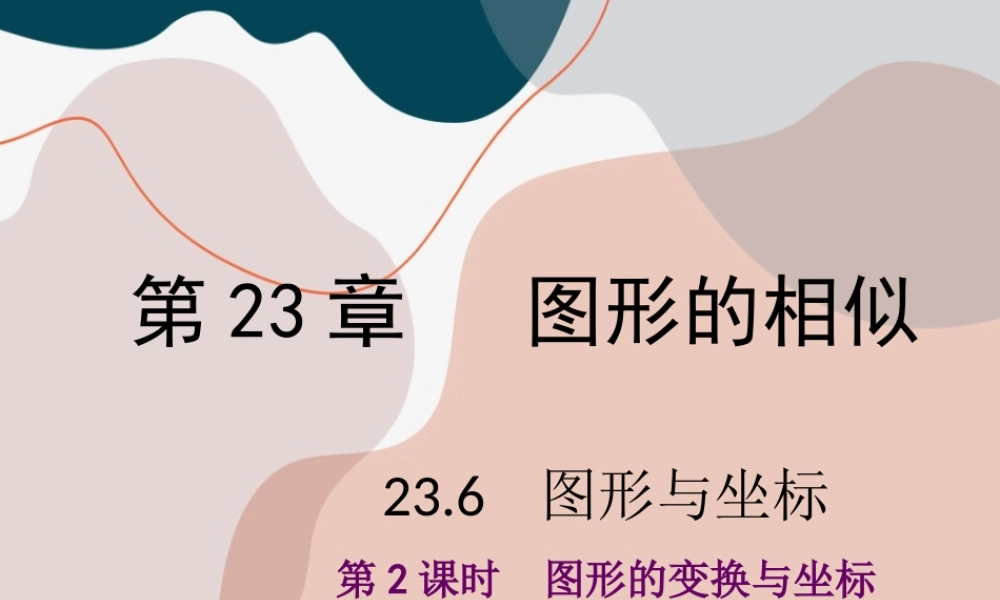 第2课时 图形的变换与坐标.ppt