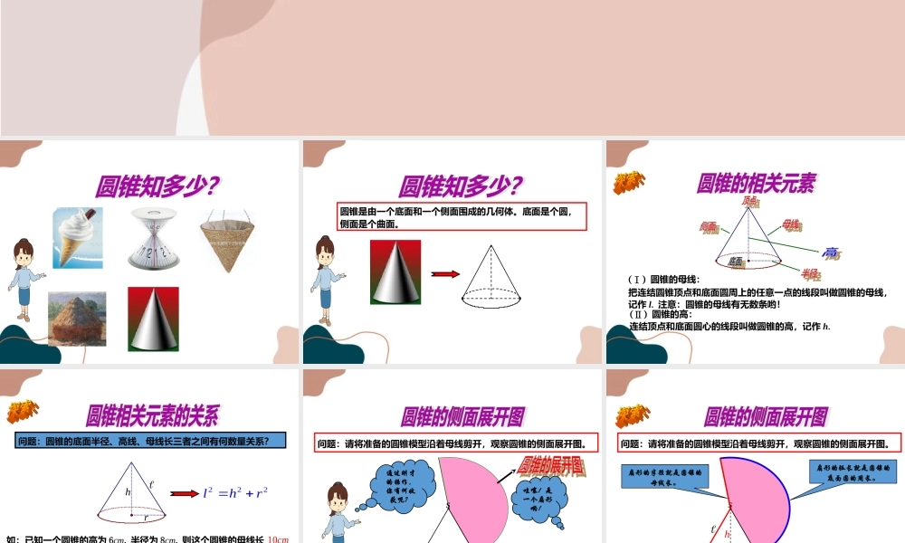 第2课时 圆锥的侧面积和全面积.ppt