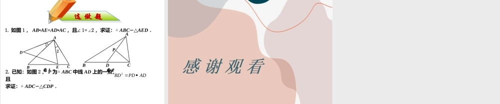 第4课时 相似三角形的判定.ppt