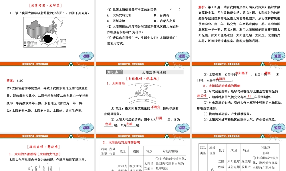 第一章 第二节 太阳对地球的影响.ppt