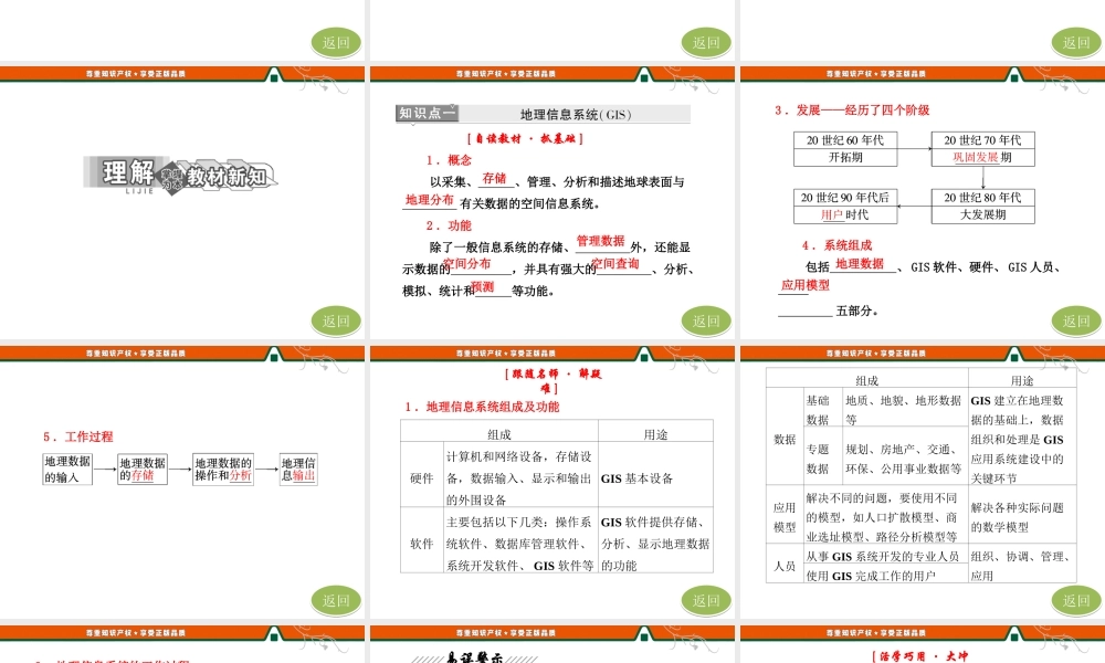 第一部分第三章第一节 地理信息系统及其应用.ppt