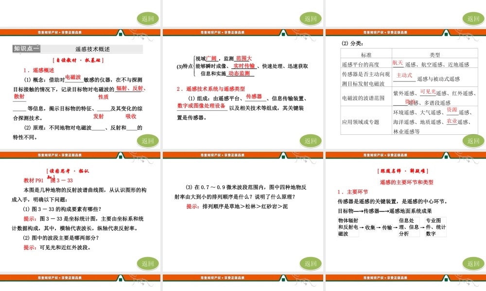 第一部分第三章第二节 遥感技术及其应用.ppt