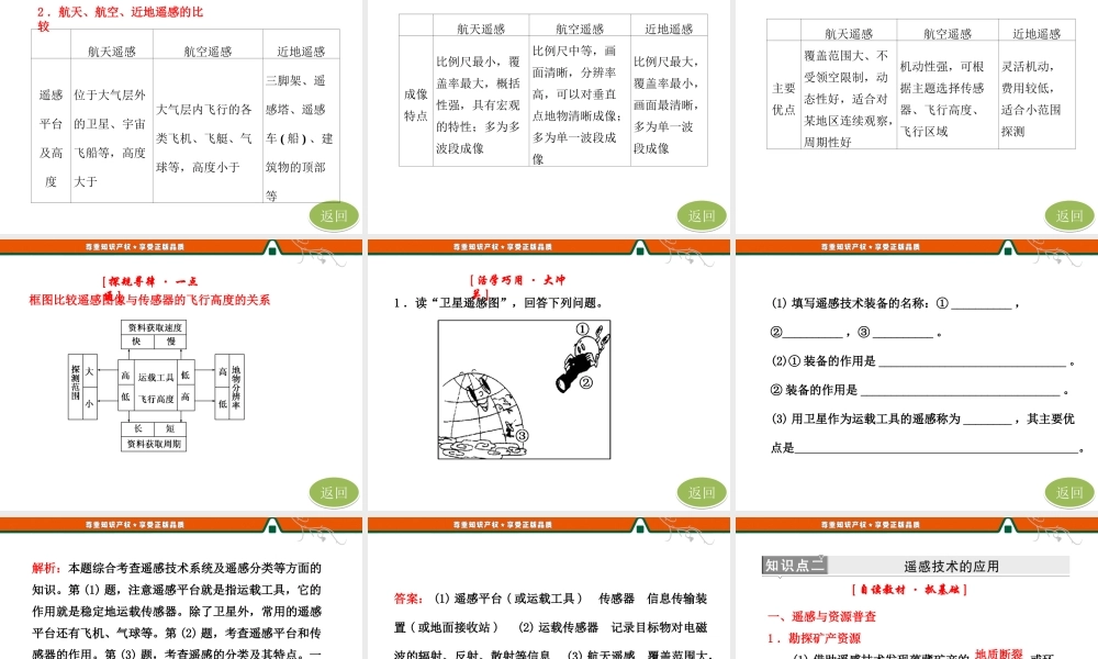 第一部分第三章第二节 遥感技术及其应用.ppt