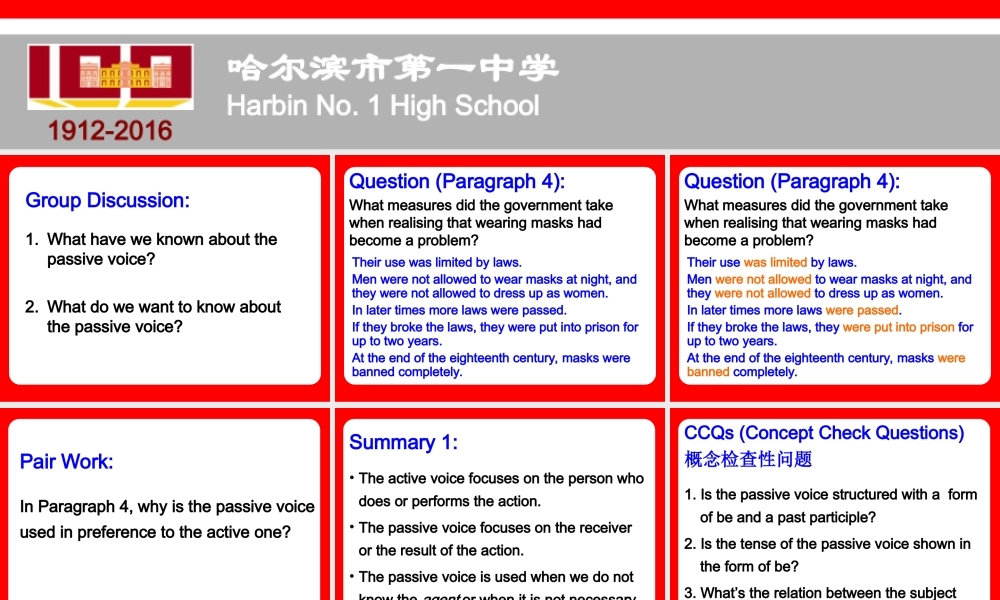 Review of the Passive Voice.ppt