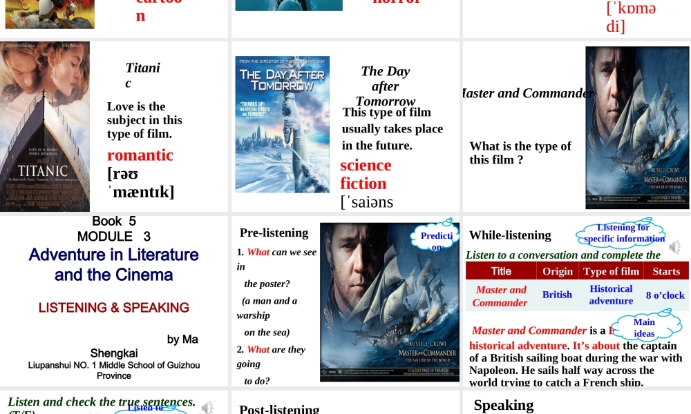 Adventure in Literature and the Cinema.ppt