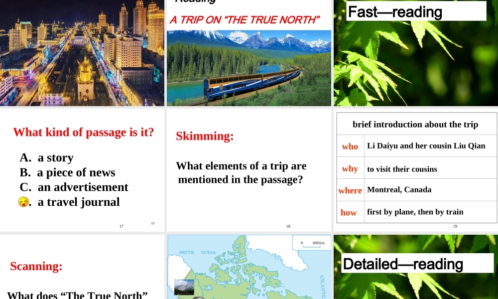 A Trip on The True North.ppt