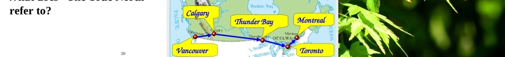 A Trip on The True North.ppt