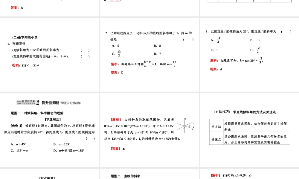 2．1　2.1.1倾斜角与斜率.ppt