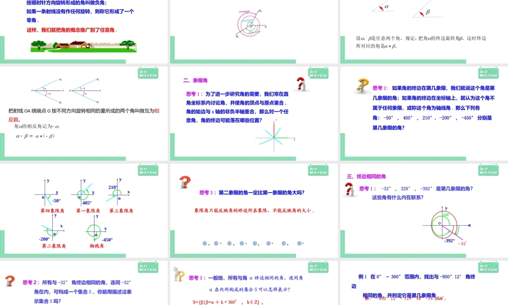 5.1.1 任意角 课件（1）.pptx