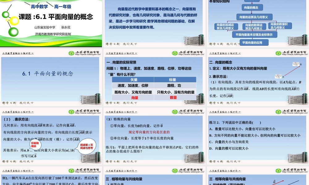 6.1平面向量的概念.pptx