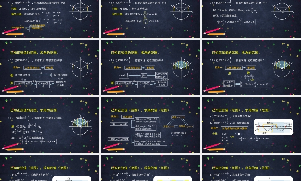 0520高一数学（人教B版）-已知三角函数值求角-2ppt【公众号悦过学习分享】.pptx