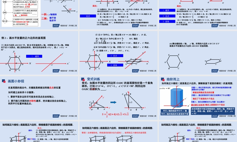 高一年级-数学-直观图画法.pptx