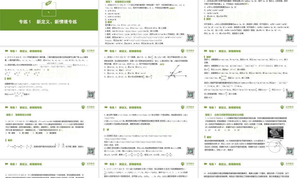 专练1 新定义、新情境专练.pptx