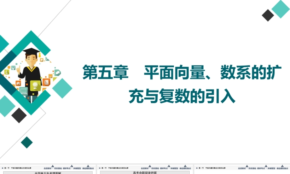 第5章 第1节 平面向量的概念及线性运算.ppt