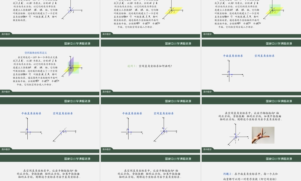 高二【数学（人教A版）】空间直角坐标系-课件.pptx