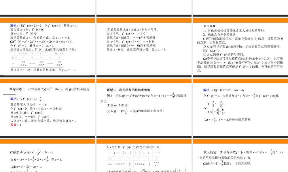 6.2.2銆�瀵兼暟涓庡嚱鏁扮殑鏋佸�笺�佹渶鍊�.ppt