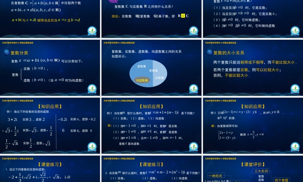 6 孙琳 河北工业大学附属红桥中学数系的扩充和复数的概念(1).pptx