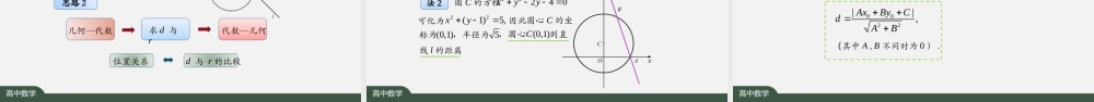 1014高二【数学（人教A版）】直线与圆的位置（1）-课件.pptx