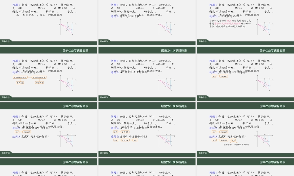 1106高二【数学（人教A版）】抛物线应用（2）-课件.pptx