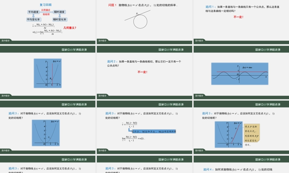 1207高二【数学（人教A版）】变化率问题（2）-课件.pptx