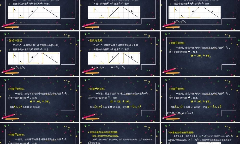 1221高一【数学(人教B版)】平面向量的坐标及其运算(1)-课件.pptx