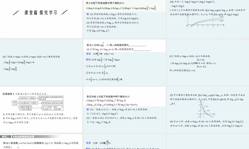 第6章　习题课　对数函数图象与性质的综合应用.pptx