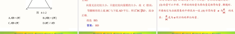 [原创]2022年《南方新课堂·高考总复习》数学 第四章 第1讲 平面向量及其线性运算[配套课件].ppt