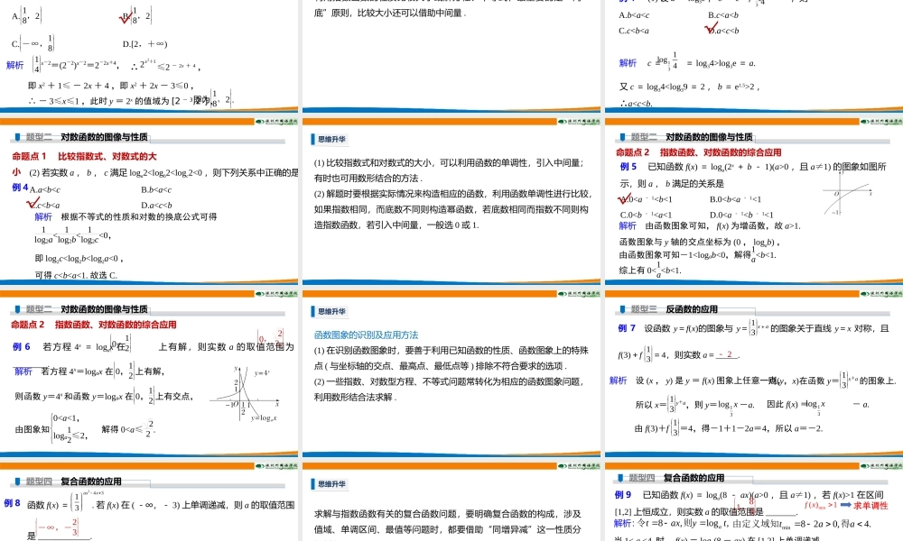 课时3198_4.6 指数函数与对数函数复习课-4.6 指数函数与对数函数复习课 教学课件【公众号dc008免费分享】.pptx